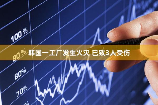 韩国一工厂发生火灾 已致3人受伤