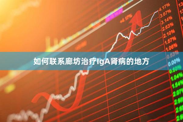 如何联系廊坊治疗IgA肾病的地方